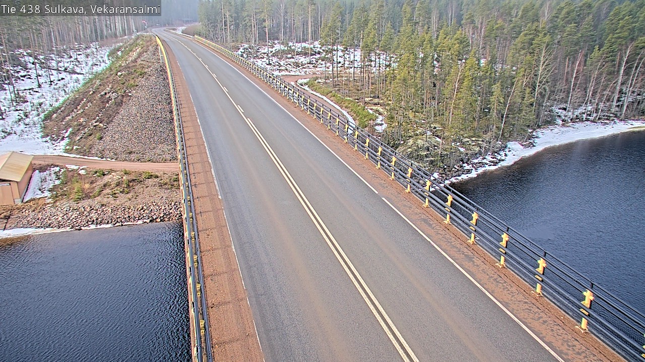 Weather Camera Image Väg 438, Sulkava, Vekaransalmi, Sulkava, Etelä-Savo