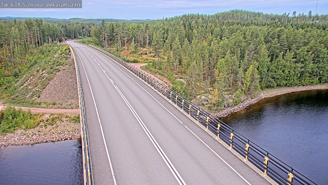 Weather Camera Image Road 438, Sulkava, Vekaransalmi, Sulkava, Etelä-Savo