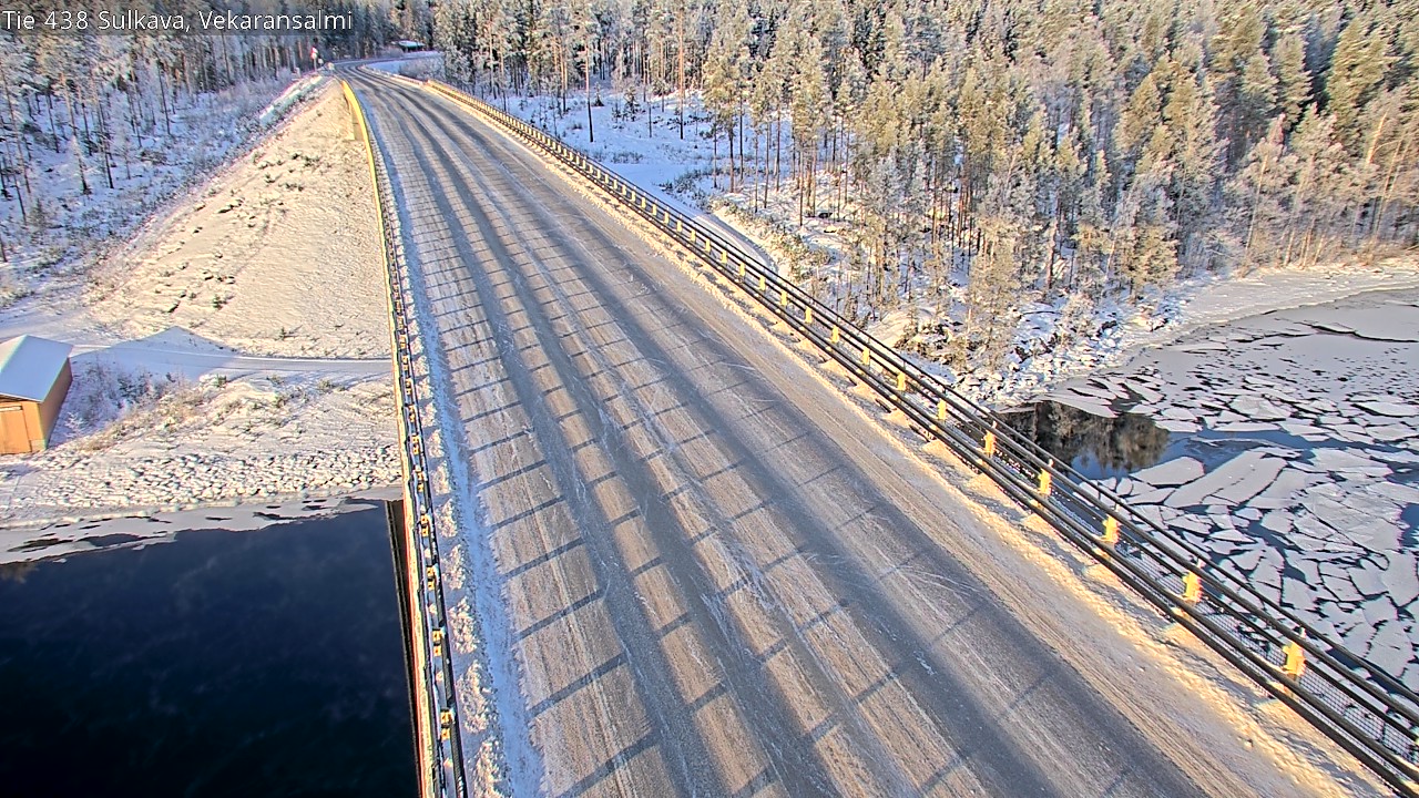 Weather Camera Image Väg 438, Sulkava, Vekaransalmi, Sulkava, Etelä-Savo