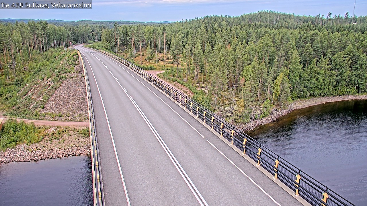 Weather Camera Image Road 438, Sulkava, Vekaransalmi, Sulkava, Etelä-Savo