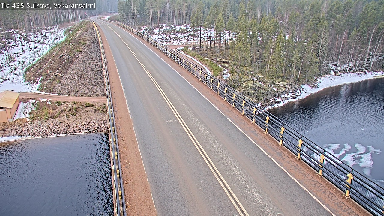 Weather Camera Image Väg 438, Sulkava, Vekaransalmi, Sulkava, Etelä-Savo