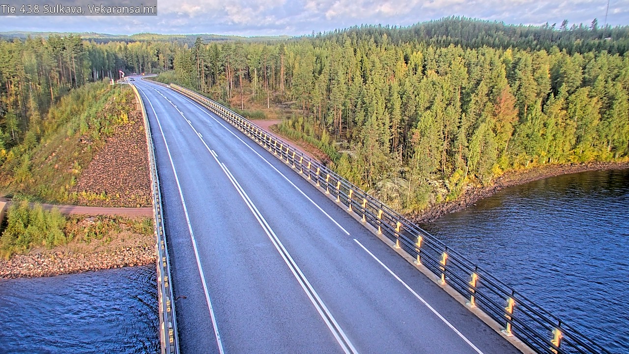 Weather Camera Image Väg 438, Sulkava, Vekaransalmi, Sulkava, Etelä-Savo