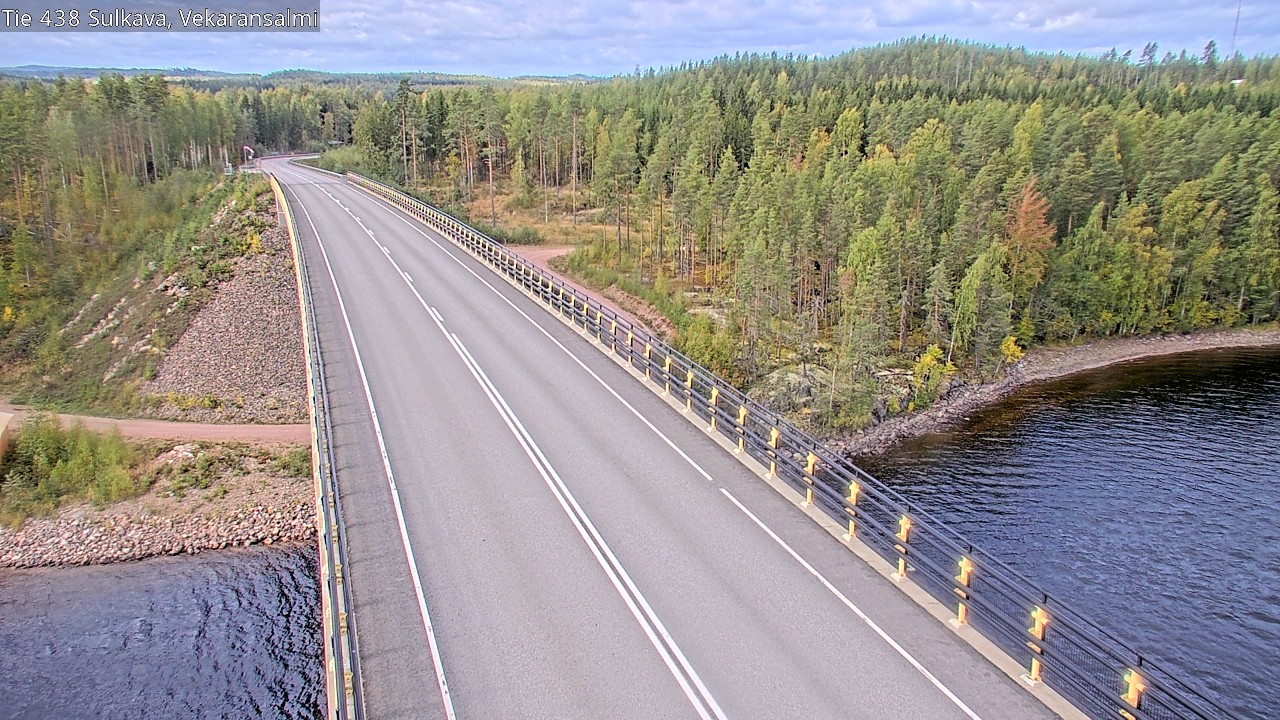 Weather Camera Image Road 438, Sulkava, Vekaransalmi, Sulkava, Etelä-Savo