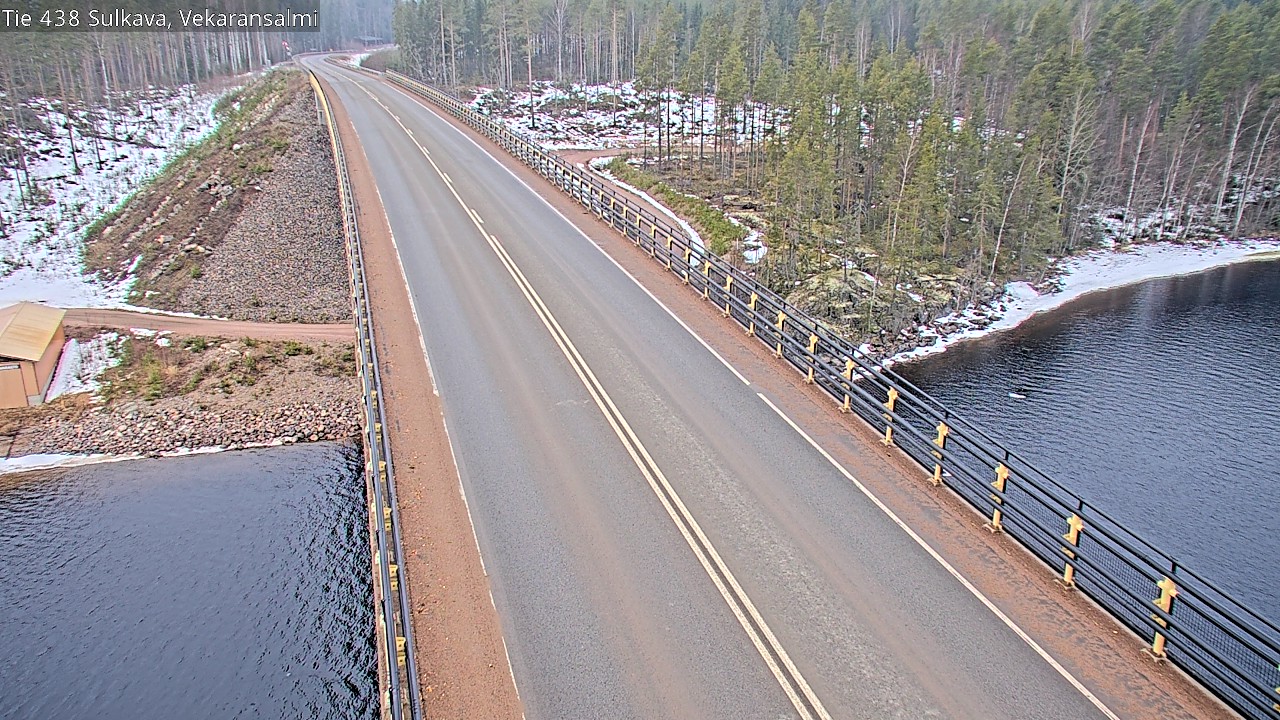 Weather Camera Image Väg 438, Sulkava, Vekaransalmi, Sulkava, Etelä-Savo
