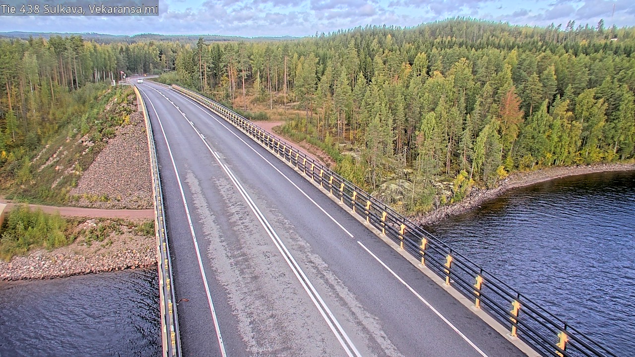 Weather Camera Image Road 438, Sulkava, Vekaransalmi, Sulkava, Etelä-Savo