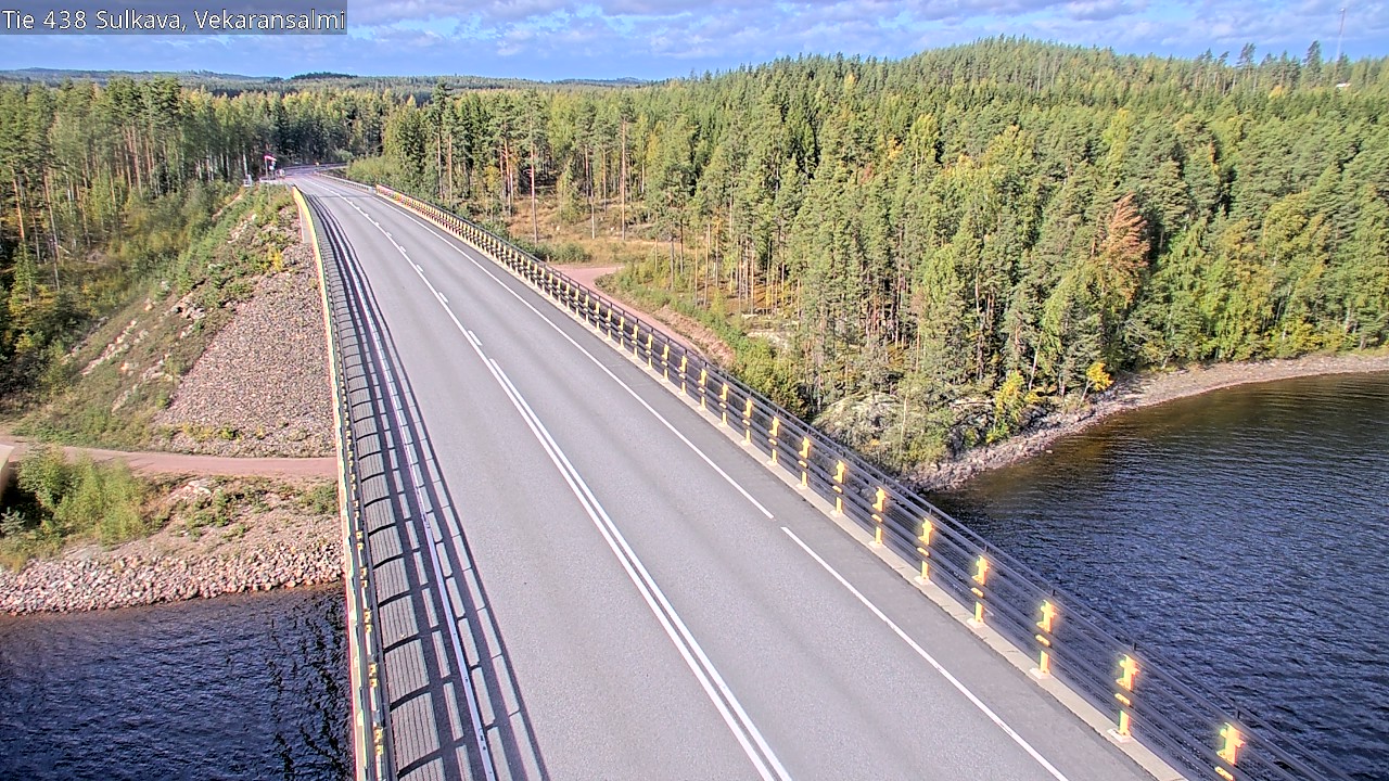 Weather Camera Image Road 438, Sulkava, Vekaransalmi, Sulkava, Etelä-Savo