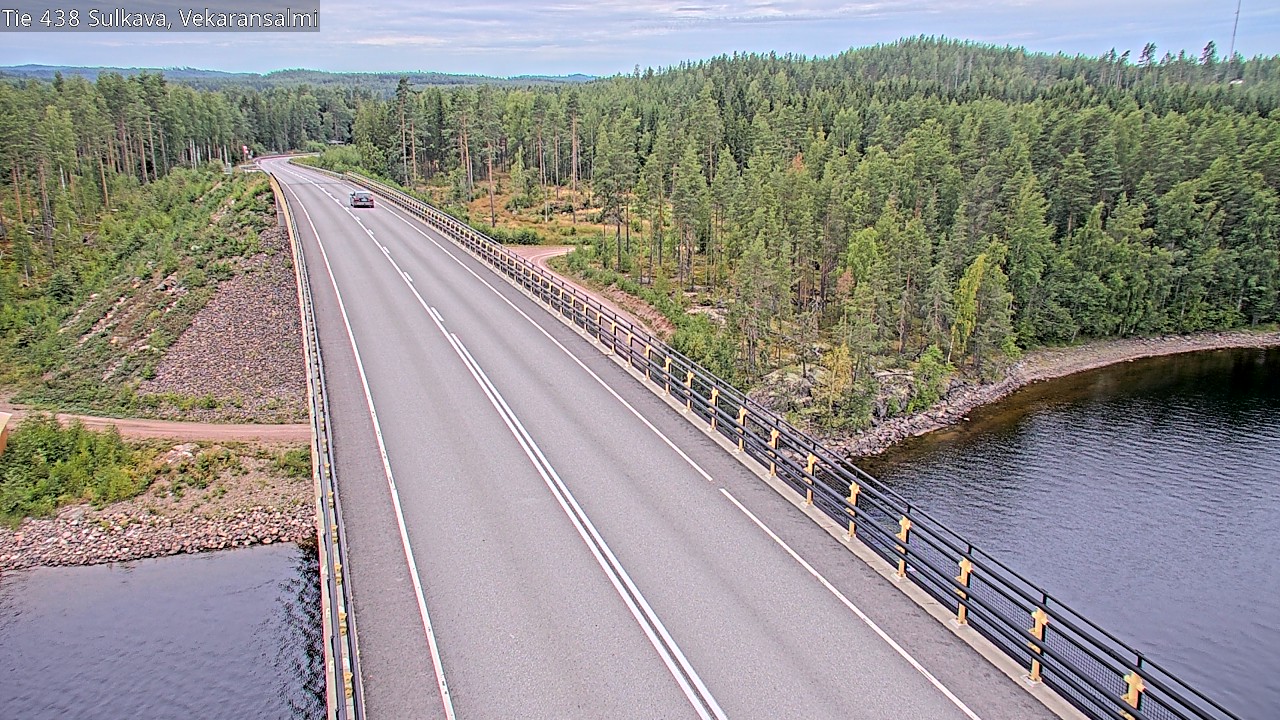 Weather Camera Image Road 438, Sulkava, Vekaransalmi, Sulkava, Etelä-Savo