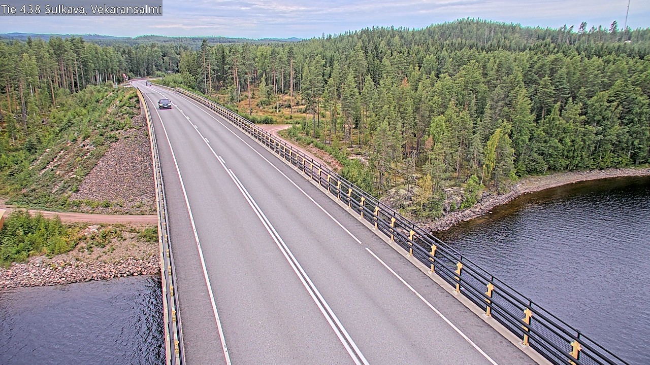 Weather Camera Image Road 438, Sulkava, Vekaransalmi, Sulkava, Etelä-Savo