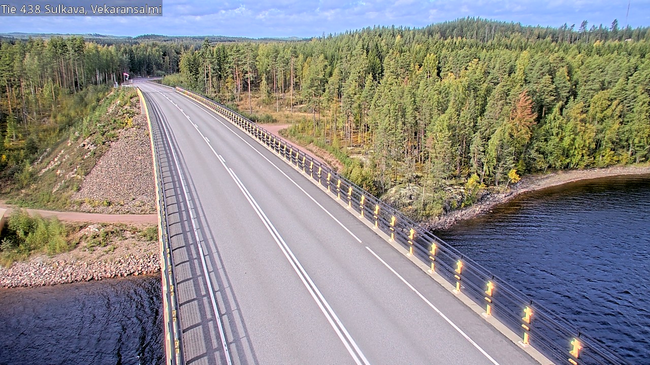 Weather Camera Image Road 438, Sulkava, Vekaransalmi, Sulkava, Etelä-Savo