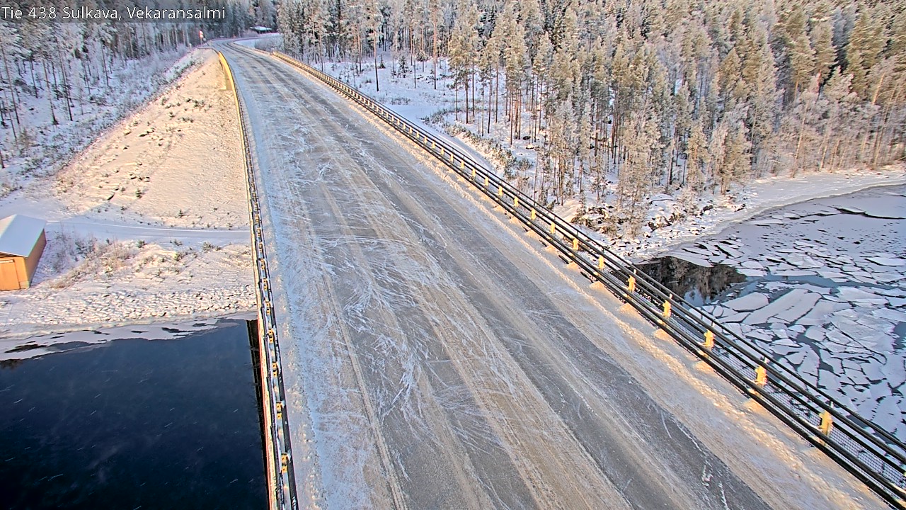 Weather Camera Image Väg 438, Sulkava, Vekaransalmi, Sulkava, Etelä-Savo