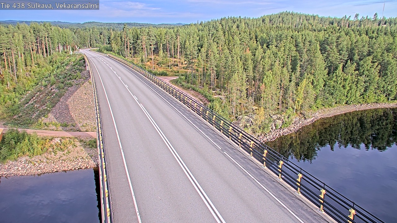 Weather Camera Image Road 438, Sulkava, Vekaransalmi, Sulkava, Etelä-Savo