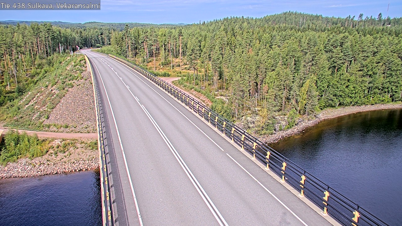 Weather Camera Image Road 438, Sulkava, Vekaransalmi, Sulkava, Etelä-Savo