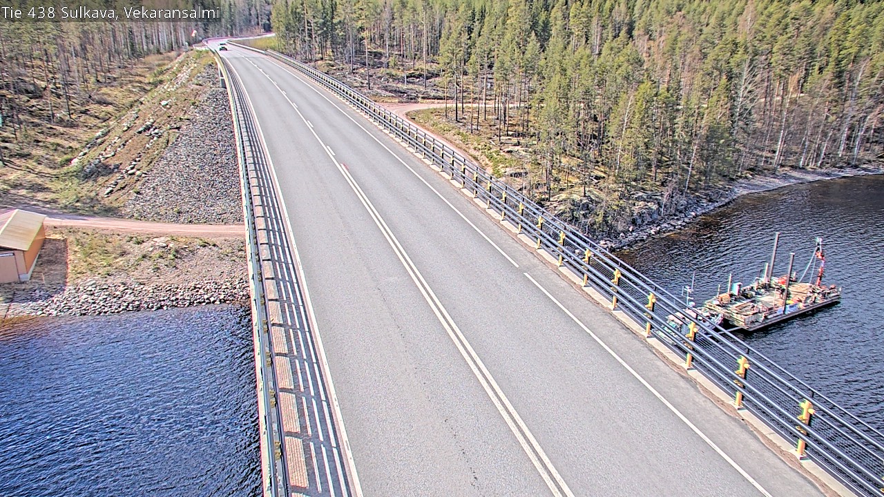 Weather Camera Image Road 438, Sulkava, Vekaransalmi, Sulkava, Etelä-Savo