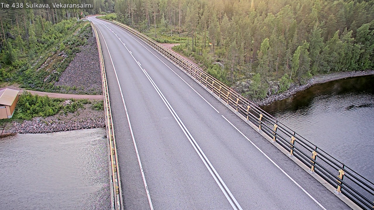 Weather Camera Image Road 438, Sulkava, Vekaransalmi, Sulkava, Etelä-Savo