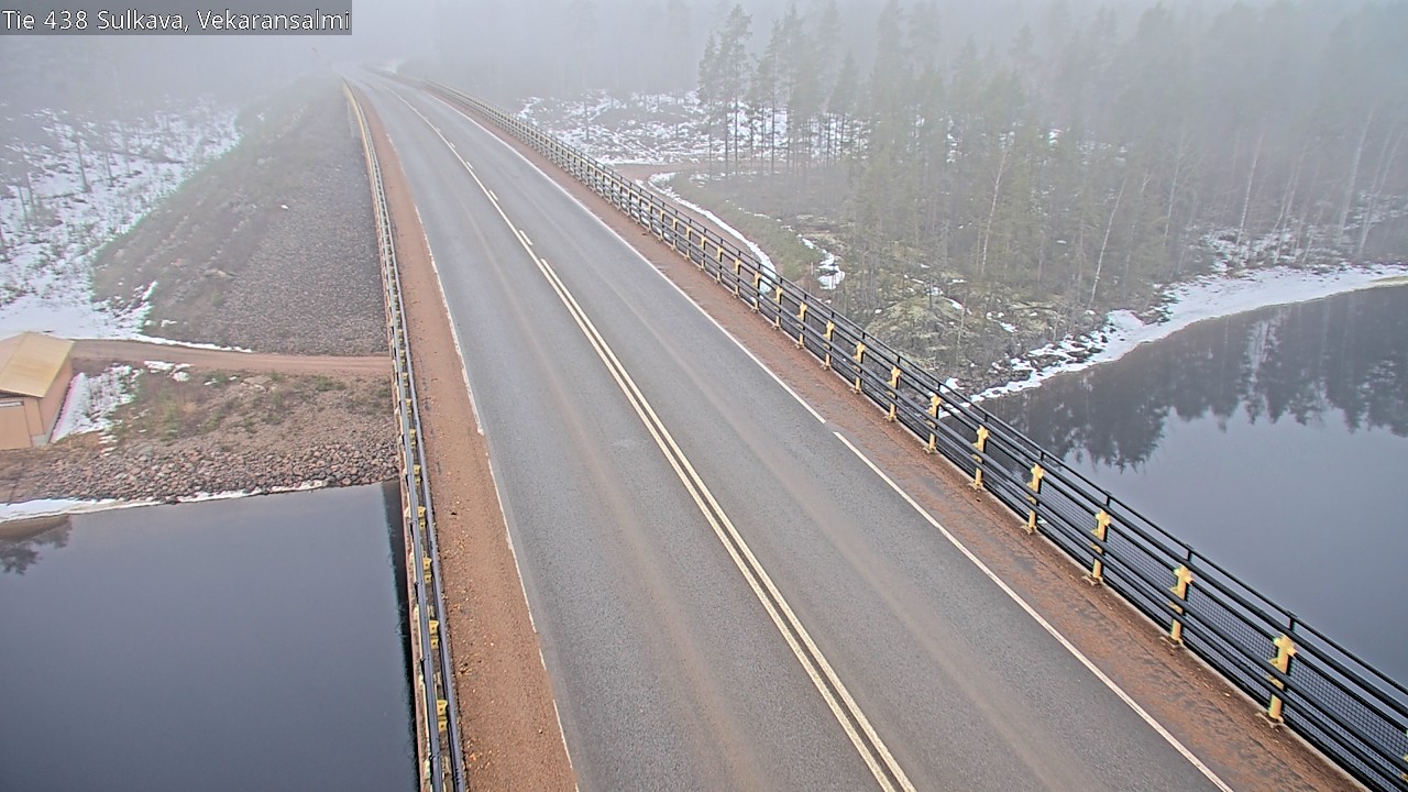 Weather Camera Image Väg 438, Sulkava, Vekaransalmi, Sulkava, Etelä-Savo