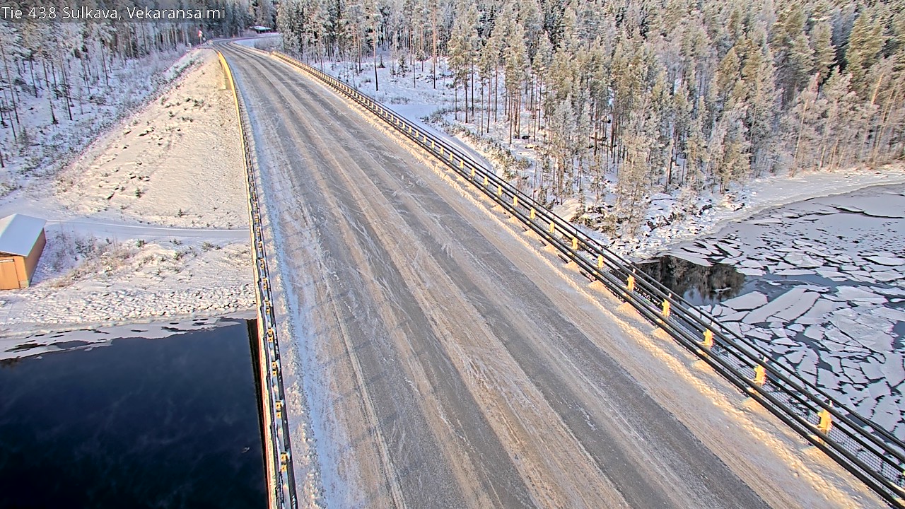 Weather Camera Image Väg 438, Sulkava, Vekaransalmi, Sulkava, Etelä-Savo