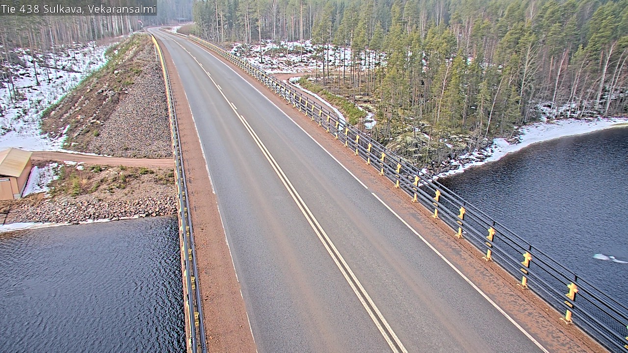 Weather Camera Image Väg 438, Sulkava, Vekaransalmi, Sulkava, Etelä-Savo