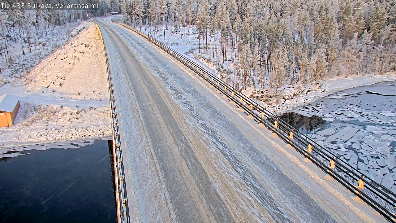 Weather Camera Image Väg 438, Sulkava, Vekaransalmi, Sulkava, Etelä-Savo