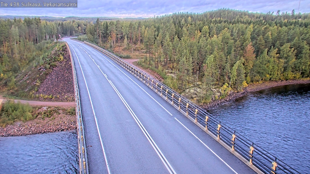 Weather Camera Image Väg 438, Sulkava, Vekaransalmi, Sulkava, Etelä-Savo