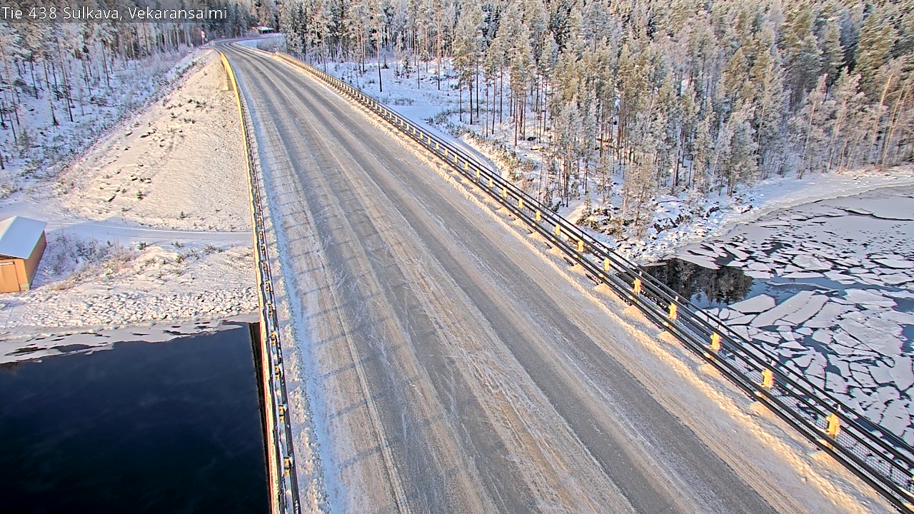 Weather Camera Image Väg 438, Sulkava, Vekaransalmi, Sulkava, Etelä-Savo