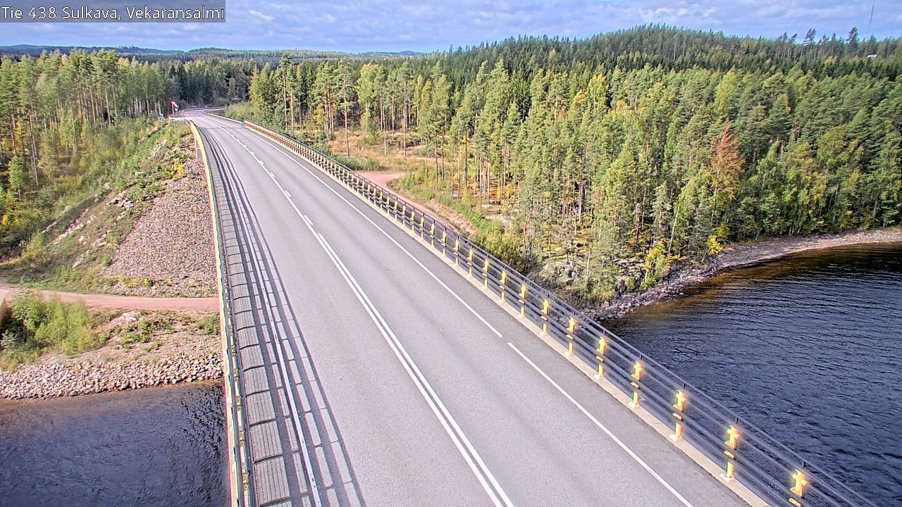Weather Camera Image Road 438, Sulkava, Vekaransalmi, Sulkava, Etelä-Savo