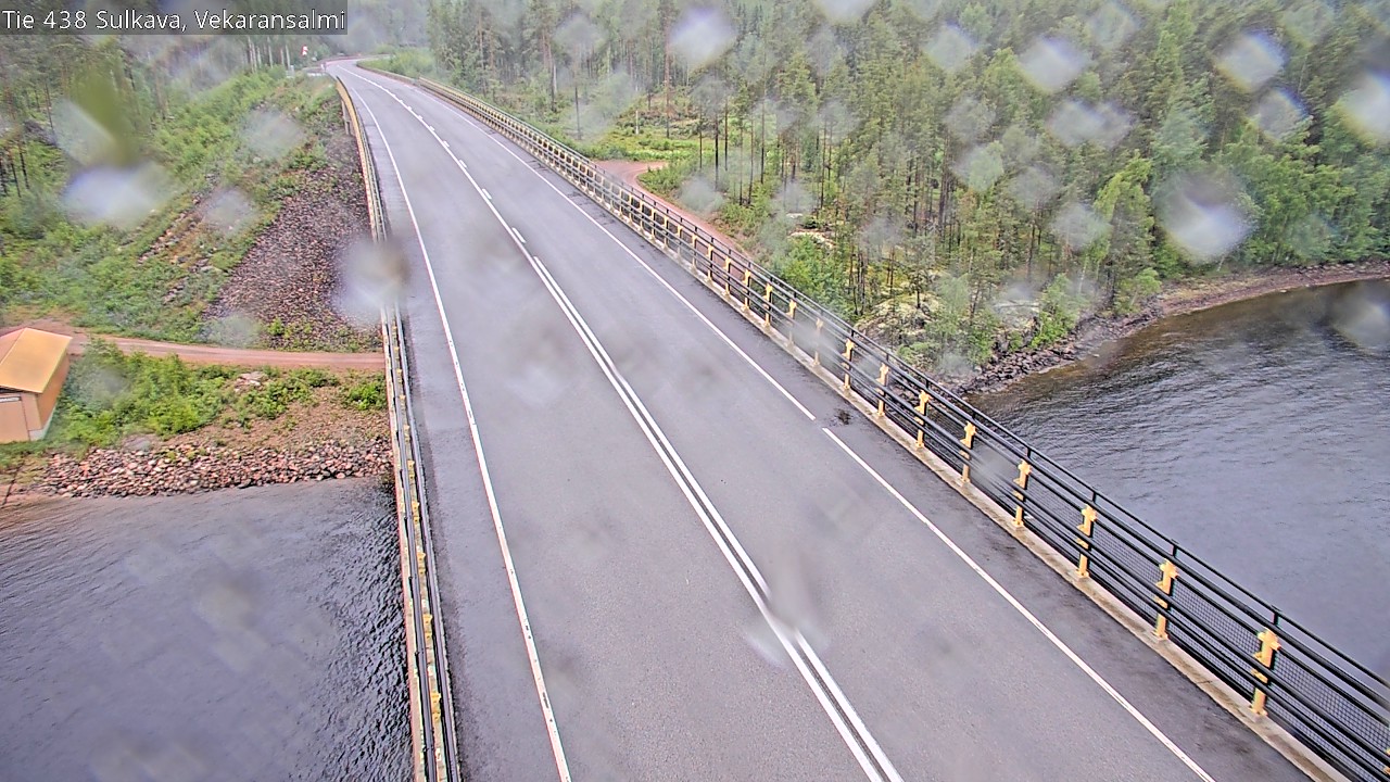 Weather Camera Image Väg 438, Sulkava, Vekaransalmi, Sulkava, Etelä-Savo