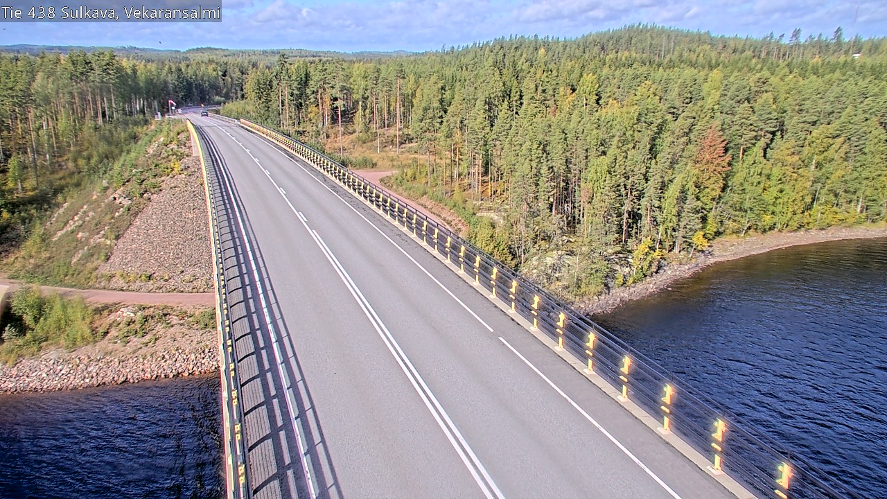 Weather Camera Image Road 438, Sulkava, Vekaransalmi, Sulkava, Etelä-Savo