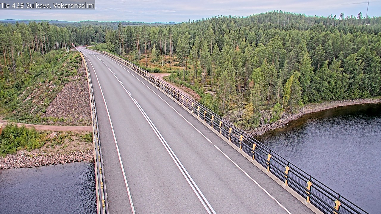 Weather Camera Image Road 438, Sulkava, Vekaransalmi, Sulkava, Etelä-Savo