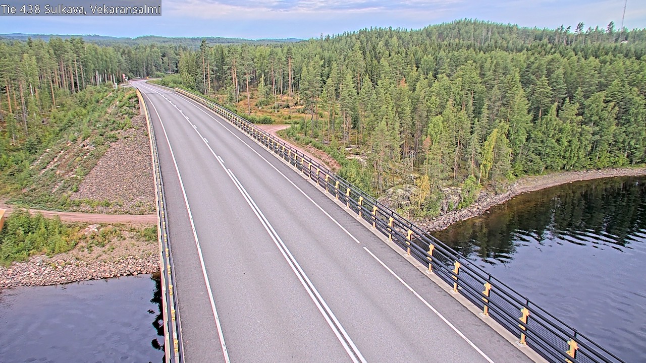 Weather Camera Image Road 438, Sulkava, Vekaransalmi, Sulkava, Etelä-Savo