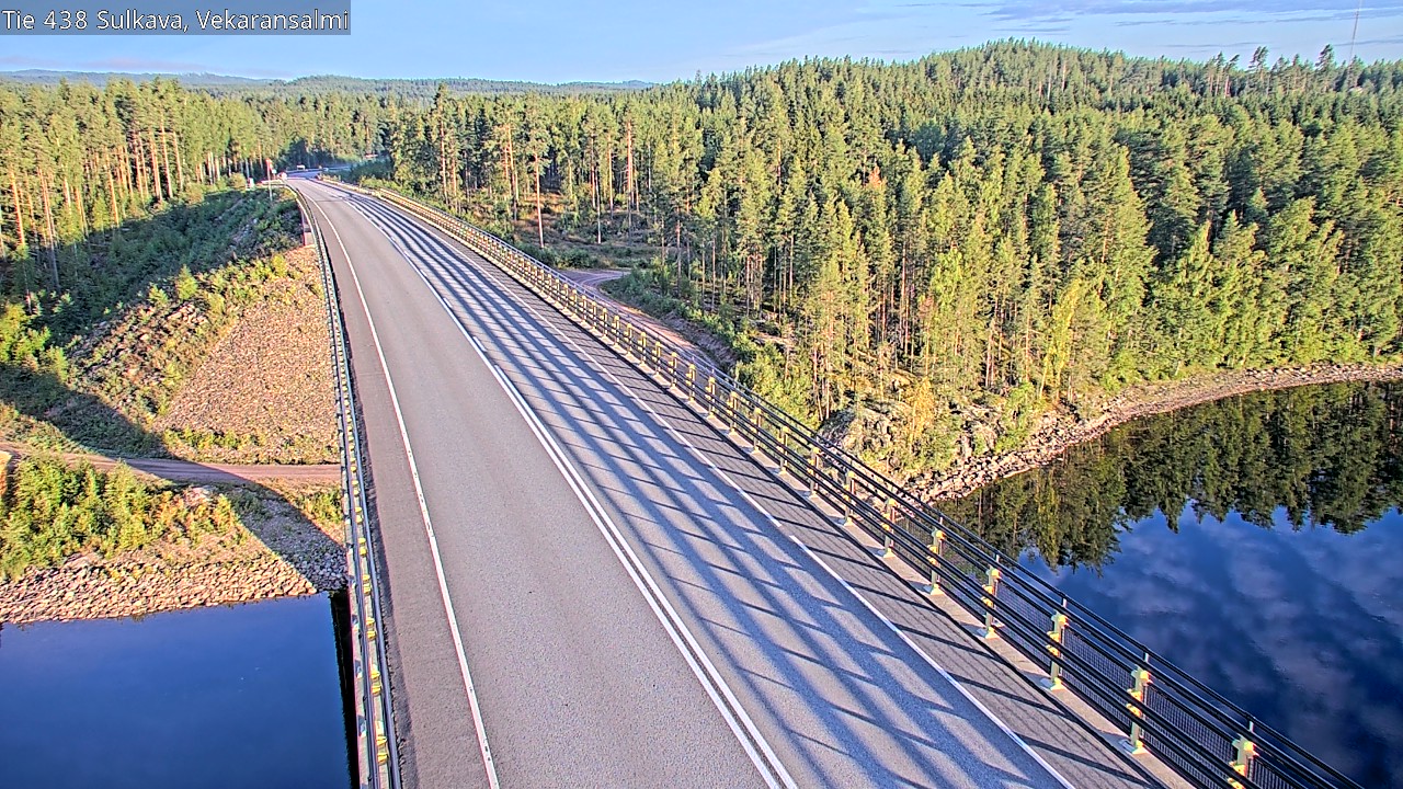 Weather Camera Image Road 438, Sulkava, Vekaransalmi, Sulkava, Etelä-Savo