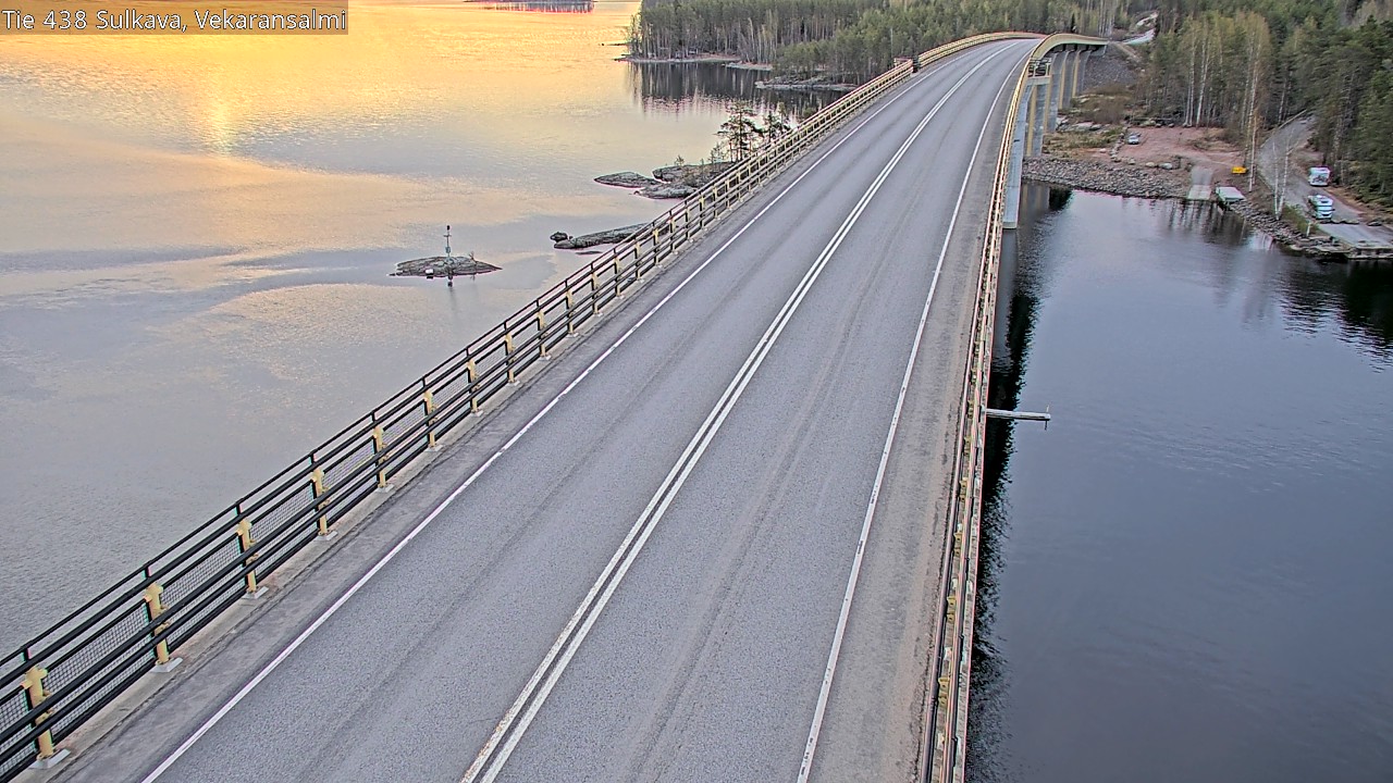 Weather Camera Image Road 438, Sulkava, Vekaransalmi, Sulkava, Etelä-Savo