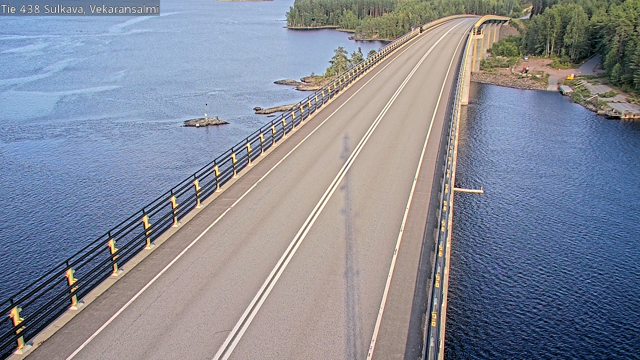 Weather Camera Image Road 438, Sulkava, Vekaransalmi, Sulkava, Etelä-Savo