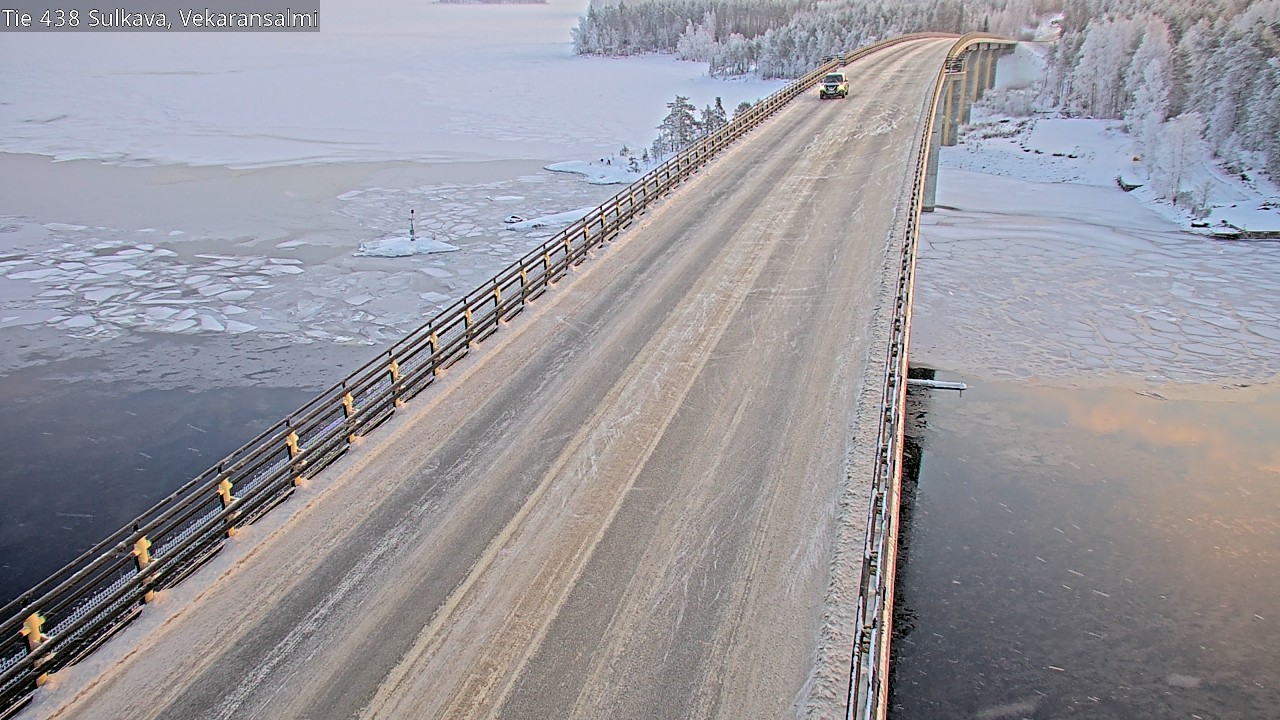 Weather Camera Image Väg 438, Sulkava, Vekaransalmi, Sulkava, Etelä-Savo