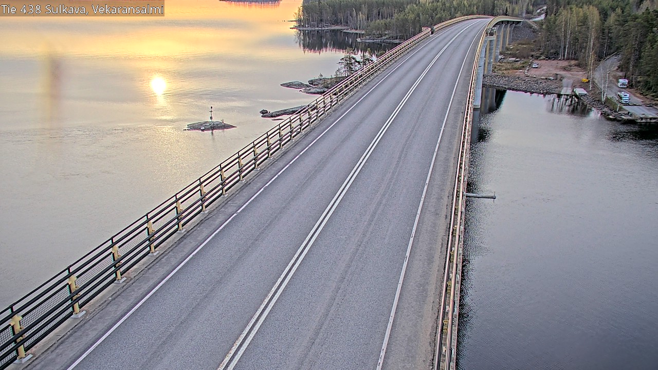 Weather Camera Image Road 438, Sulkava, Vekaransalmi, Sulkava, Etelä-Savo
