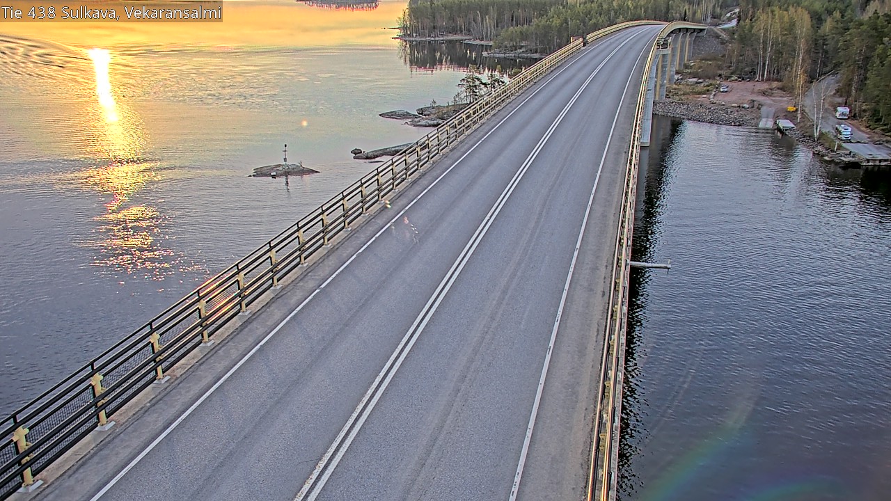 Weather Camera Image Road 438, Sulkava, Vekaransalmi, Sulkava, Etelä-Savo
