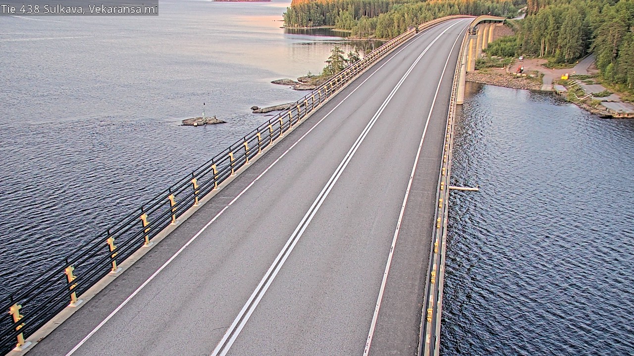 Weather Camera Image Road 438, Sulkava, Vekaransalmi, Sulkava, Etelä-Savo