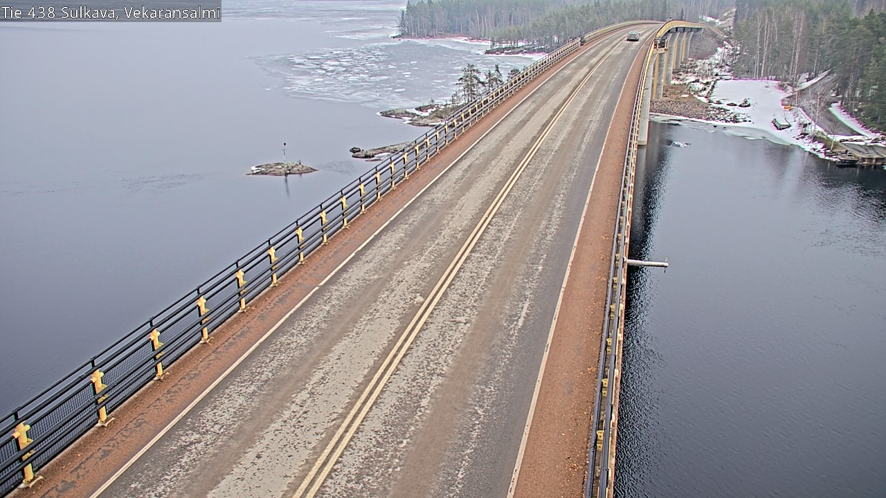 Weather Camera Image Väg 438, Sulkava, Vekaransalmi, Sulkava, Etelä-Savo