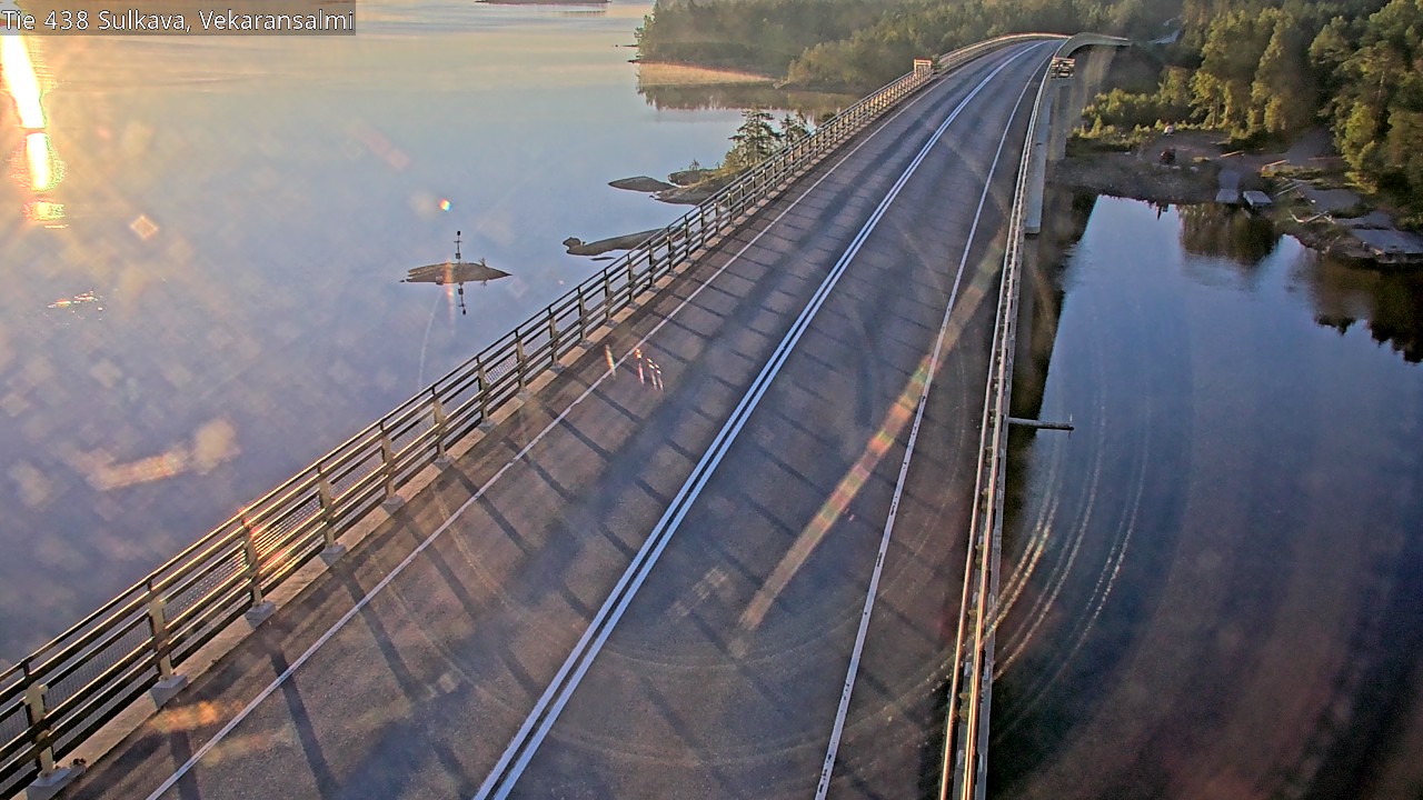Weather Camera Image Road 438, Sulkava, Vekaransalmi, Sulkava, Etelä-Savo