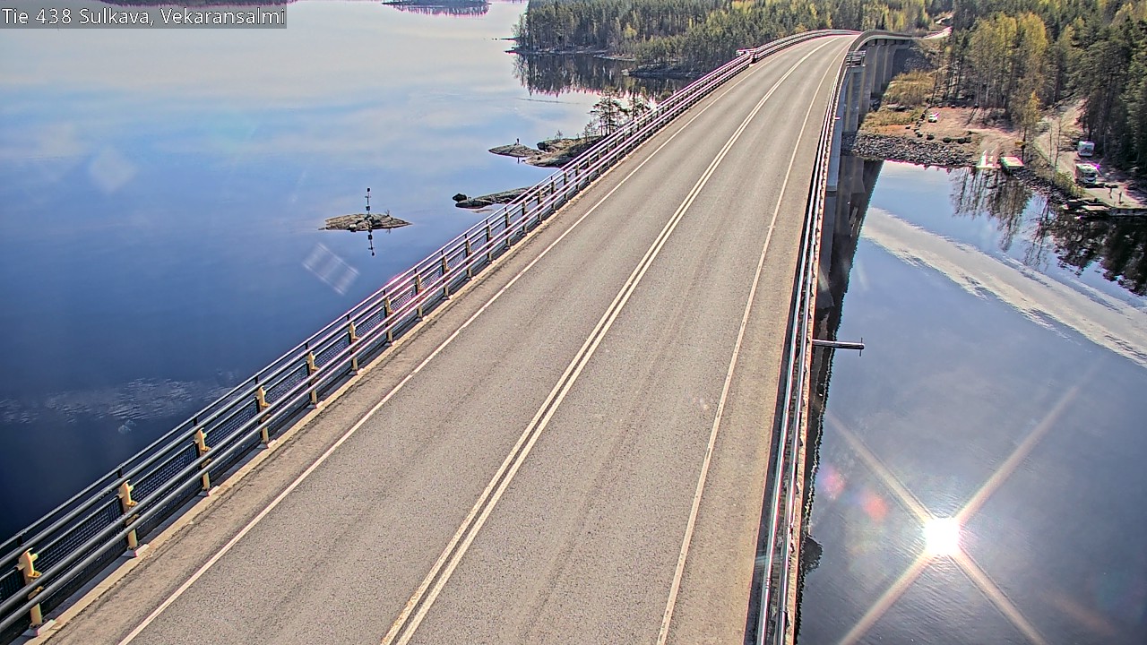 Weather Camera Image Road 438, Sulkava, Vekaransalmi, Sulkava, Etelä-Savo