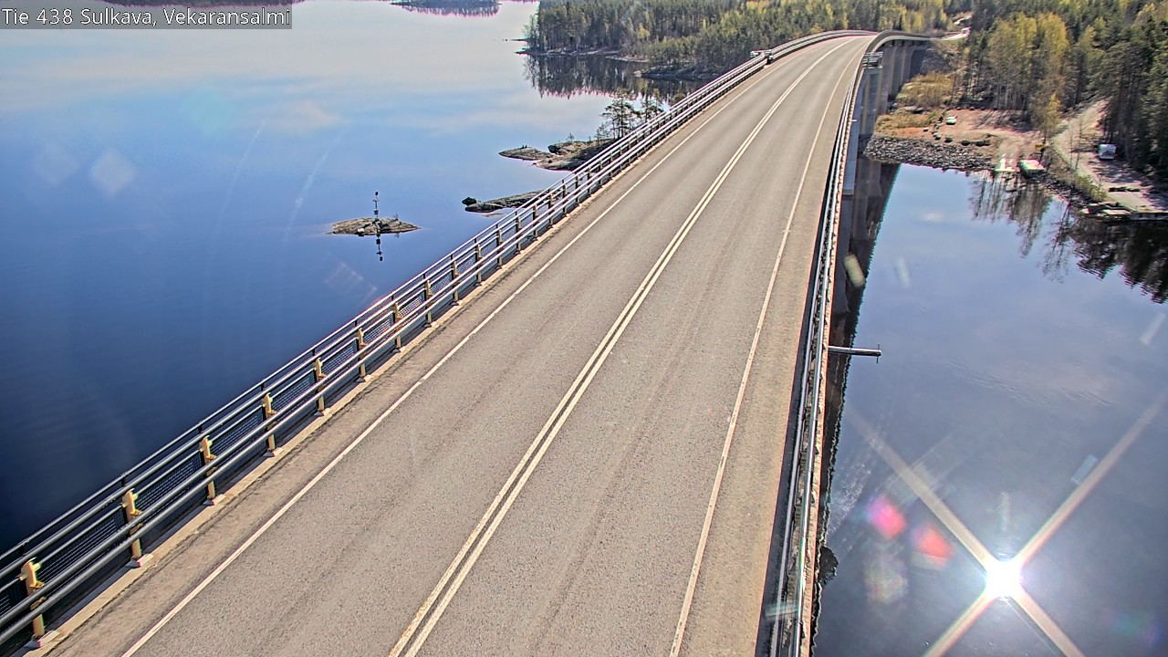 Weather Camera Image Road 438, Sulkava, Vekaransalmi, Sulkava, Etelä-Savo