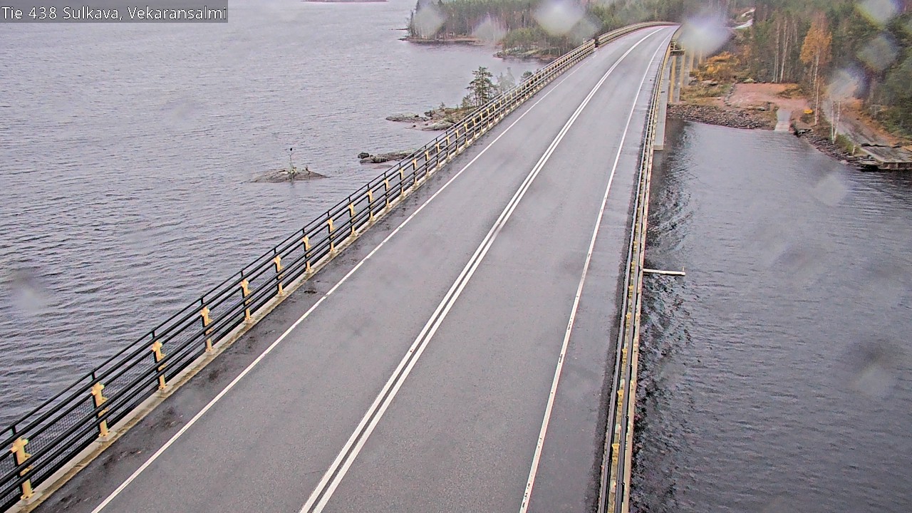 Weather Camera Image Väg 438, Sulkava, Vekaransalmi, Sulkava, Etelä-Savo