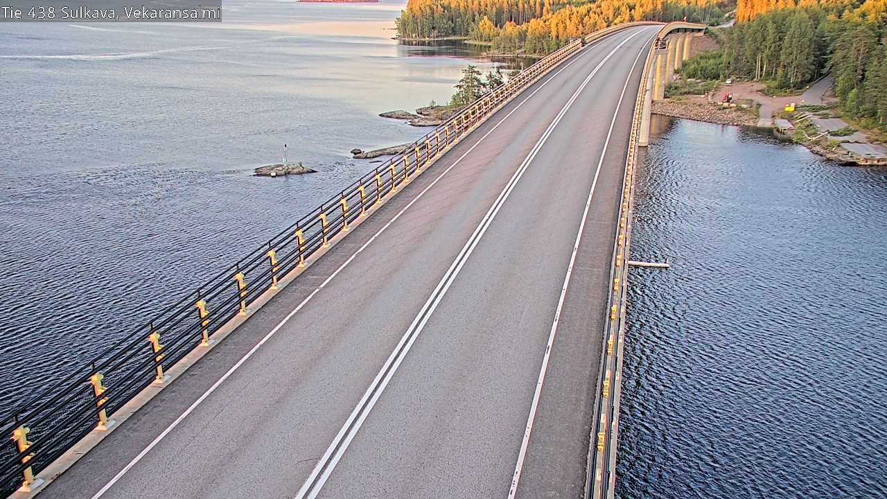 Weather Camera Image Road 438, Sulkava, Vekaransalmi, Sulkava, Etelä-Savo