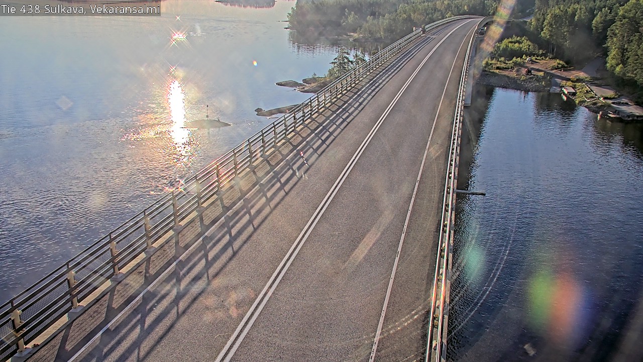 Weather Camera Image Road 438, Sulkava, Vekaransalmi, Sulkava, Etelä-Savo