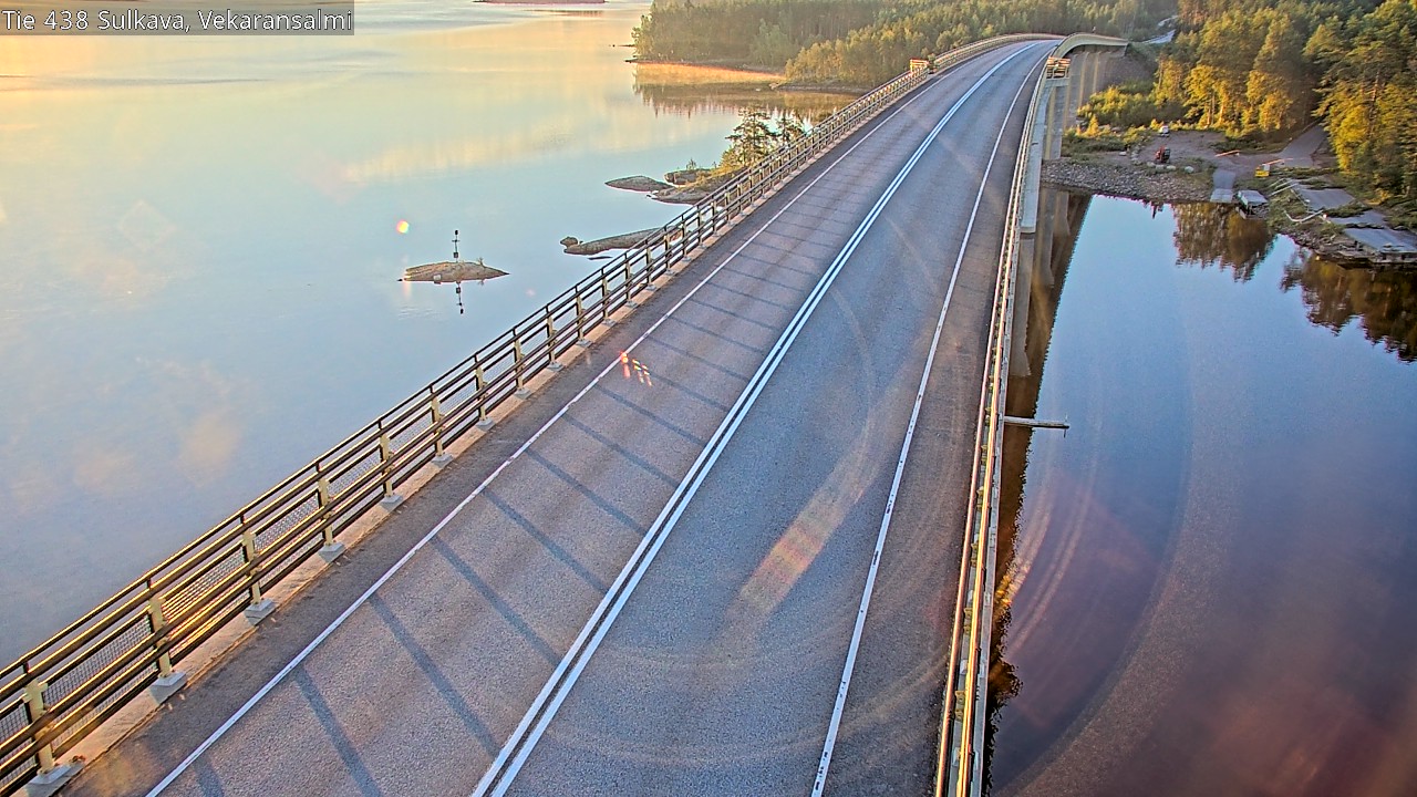 Weather Camera Image Road 438, Sulkava, Vekaransalmi, Sulkava, Etelä-Savo