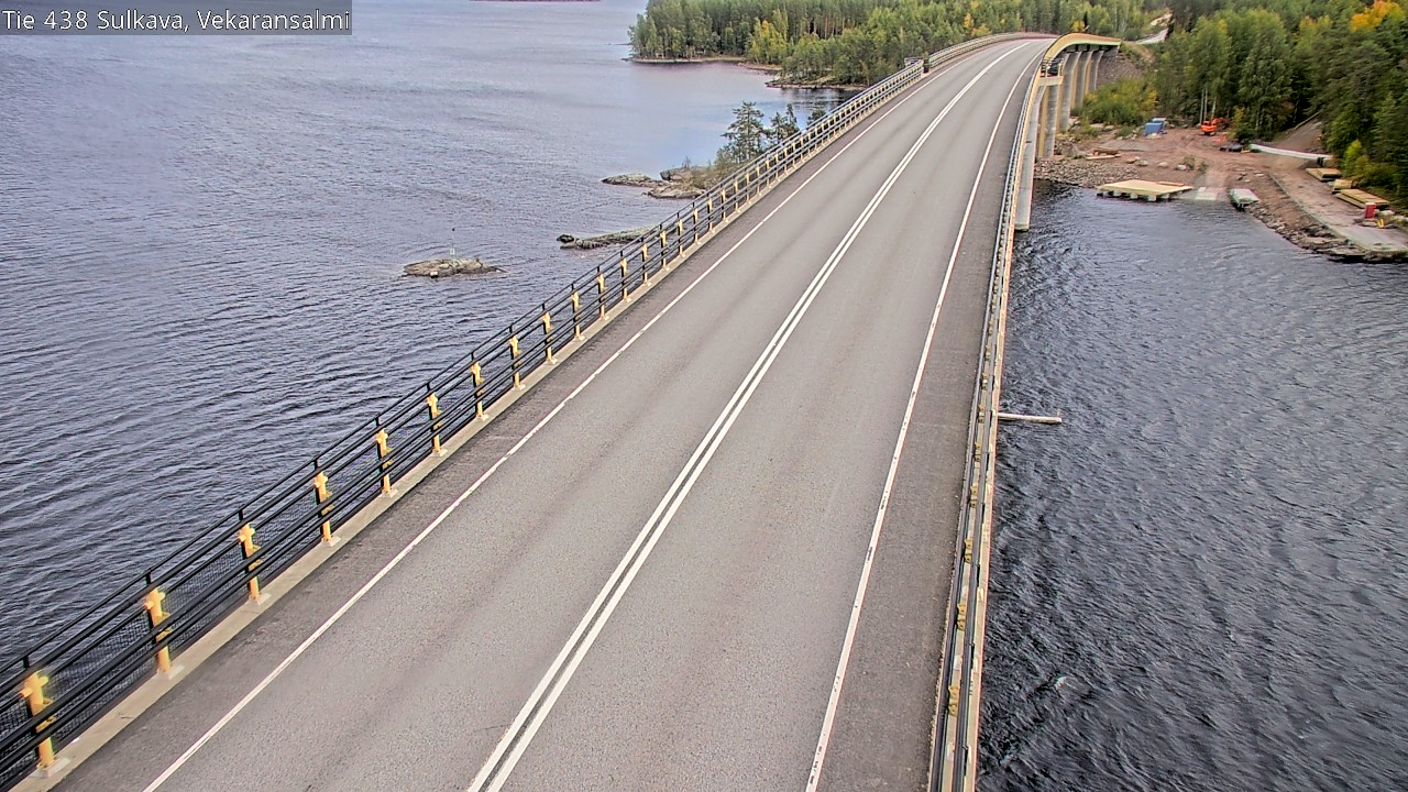 Weather Camera Image Väg 438, Sulkava, Vekaransalmi, Sulkava, Etelä-Savo