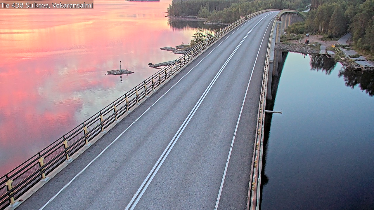 Weather Camera Image Road 438, Sulkava, Vekaransalmi, Sulkava, Etelä-Savo