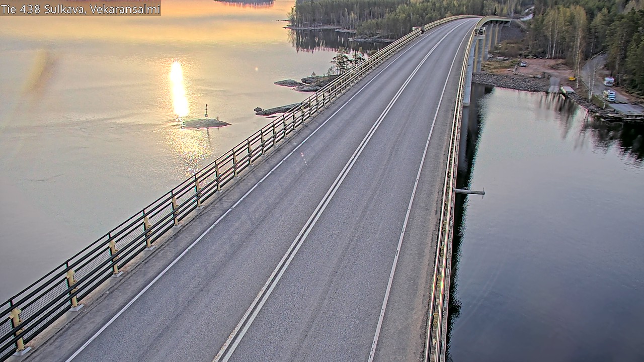 Weather Camera Image Road 438, Sulkava, Vekaransalmi, Sulkava, Etelä-Savo
