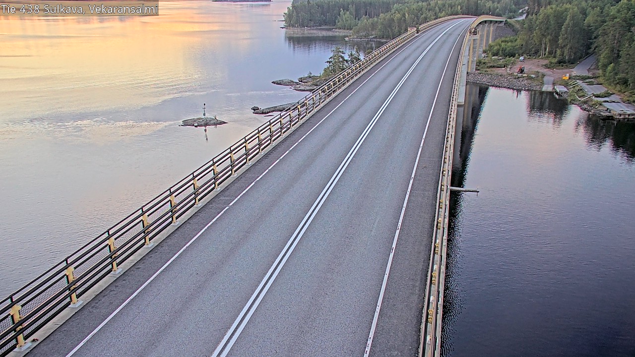 Weather Camera Image Road 438, Sulkava, Vekaransalmi, Sulkava, Etelä-Savo