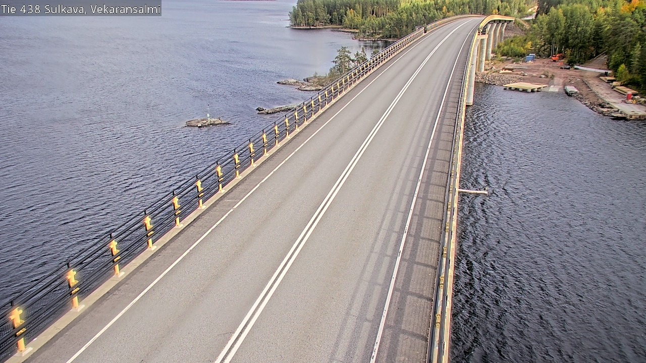 Weather Camera Image Väg 438, Sulkava, Vekaransalmi, Sulkava, Etelä-Savo