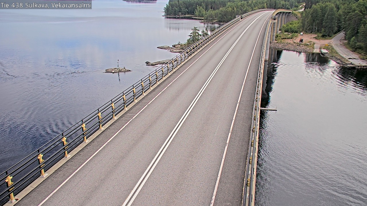 Weather Camera Image Road 438, Sulkava, Vekaransalmi, Sulkava, Etelä-Savo